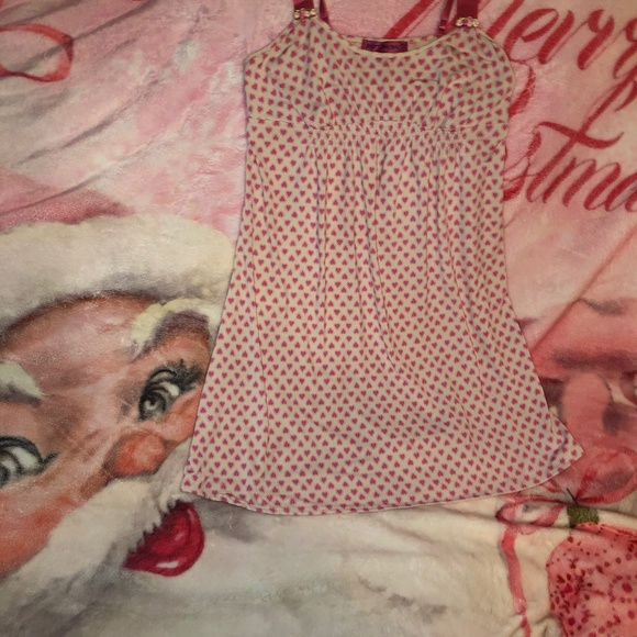 Like New pink heart Betsy Johnson nightgown - Picture 1 of 4